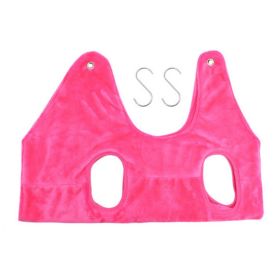 Pet Dog Cat Grooming Hammock Harness Dog Hammock Restraint Bag Helper Breathable Dogs Grooming Trimming Hammock Helper Cats (Color: Pink)